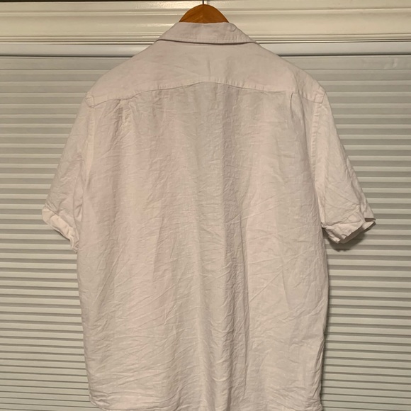 White XL Joe Fresh shot sleeve button up - Picture 4 of 4